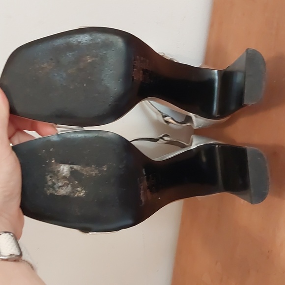 Rag & Bone Silver strappy heels, Size 40 - Picture 6 of 8